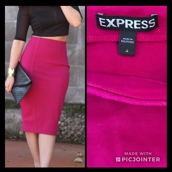 Express Dresses & Skirts - Express High Waist Pencil Skirt (Size 4)